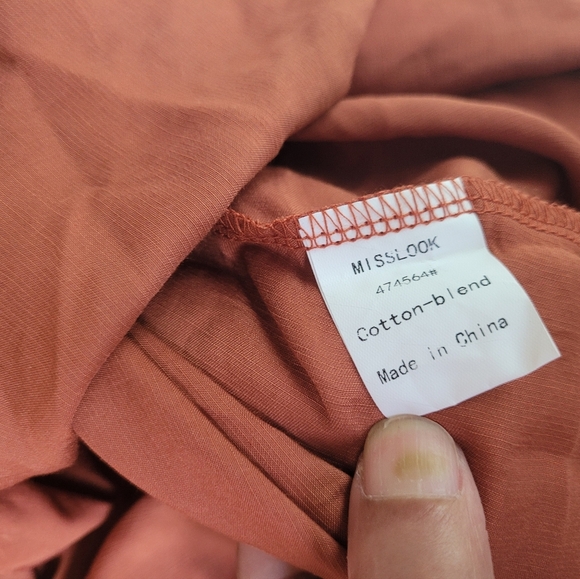 MISSLOOK Color Block Maxi Dress White Blue - Picture 5 of 9